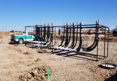 Construction in the open