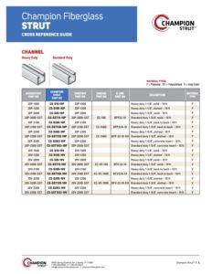 Strut Cross-Reference Guide