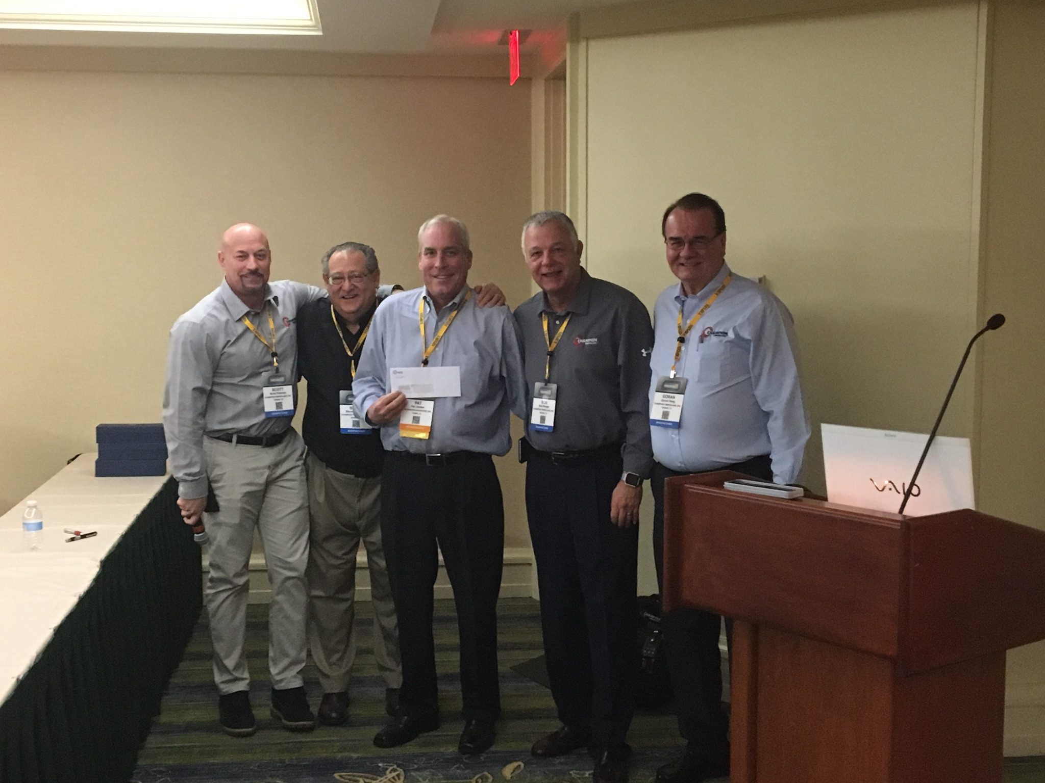 Scott Patchan, Steve Goldstein, Pat Jordan, Bob Reeger, Goran Haag