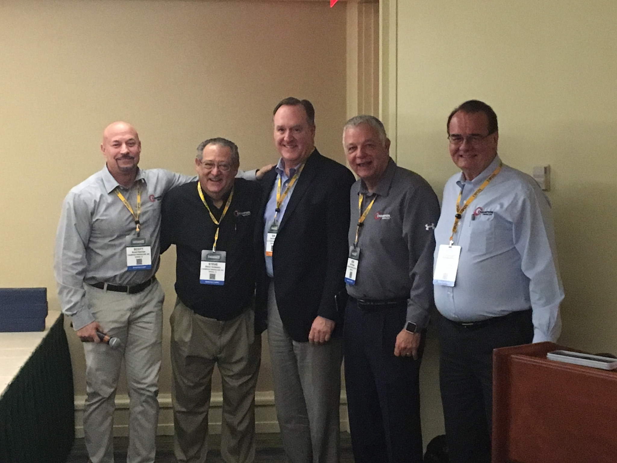 Scott Patchan, Steve Goldstein, Sam Booker, Bob Reeger, Goran Haag