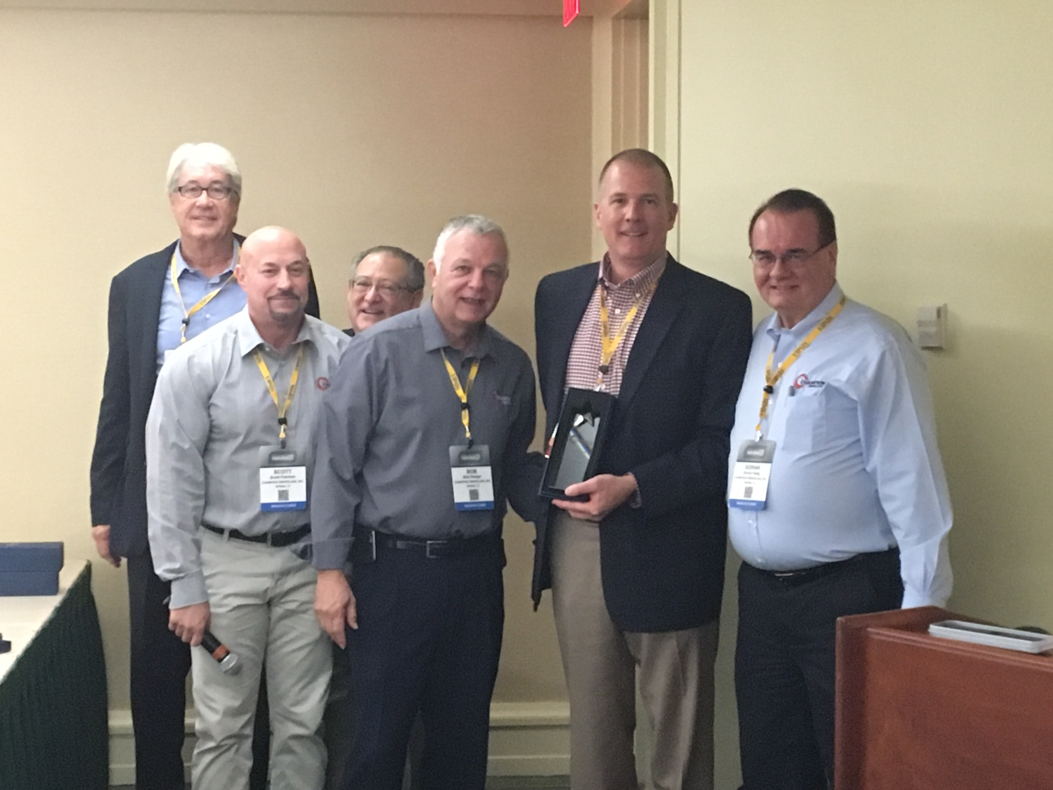 Craig Colerick, Scott Patchan, Steve Goldstein, Bob Reeger, Jim Eldringhoff, Goran Haag