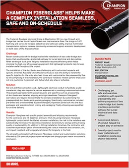 Frederick Douglass Bridge Case Study