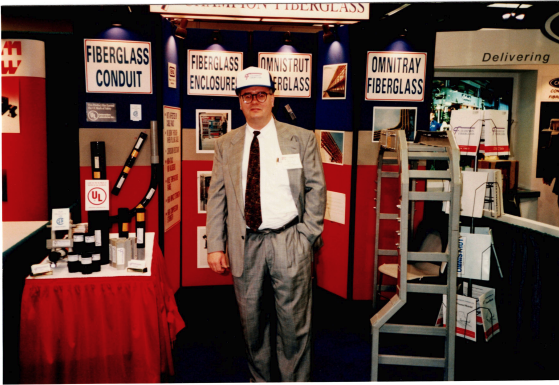 The Champion Fiberglass manufacturing floor in 1988