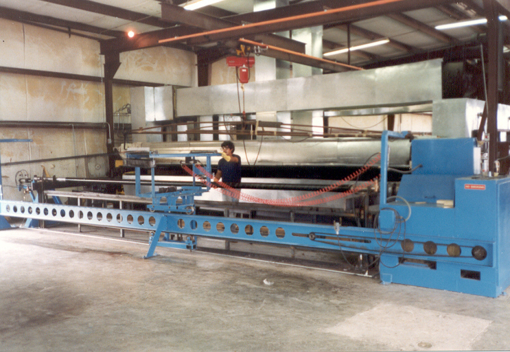 Early fiberglass conduit manufacturing